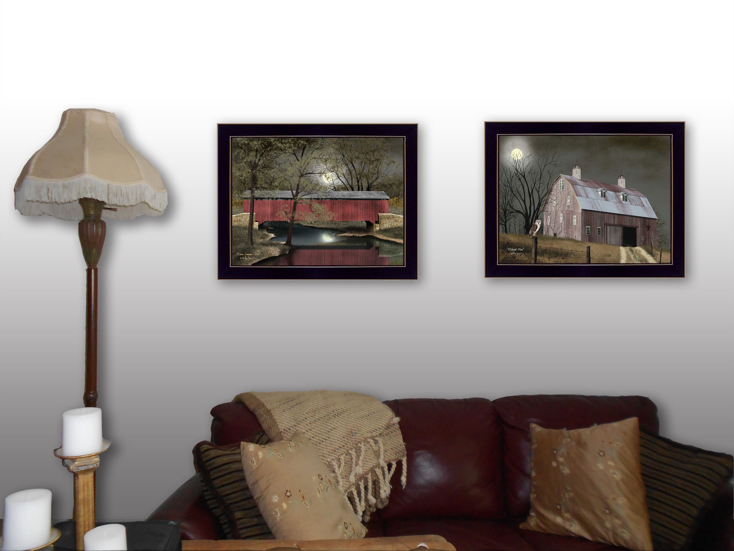 Midnight Moon Collection by Billy Jacobs Printed Wall Art, 28 Inch x 18 Inch, 2 Piece