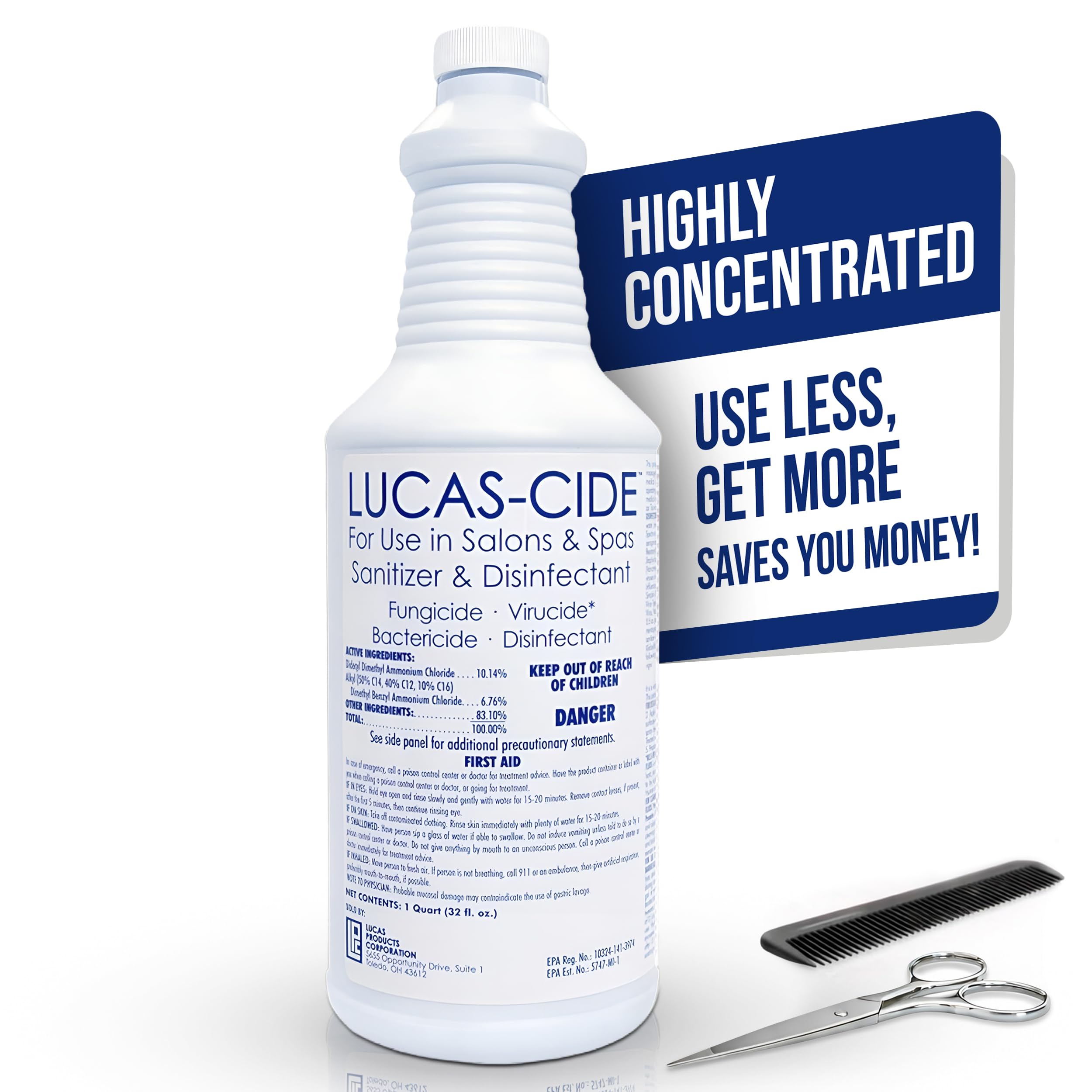 LUCAS-CIDE Salon and Spa Disinfectant
