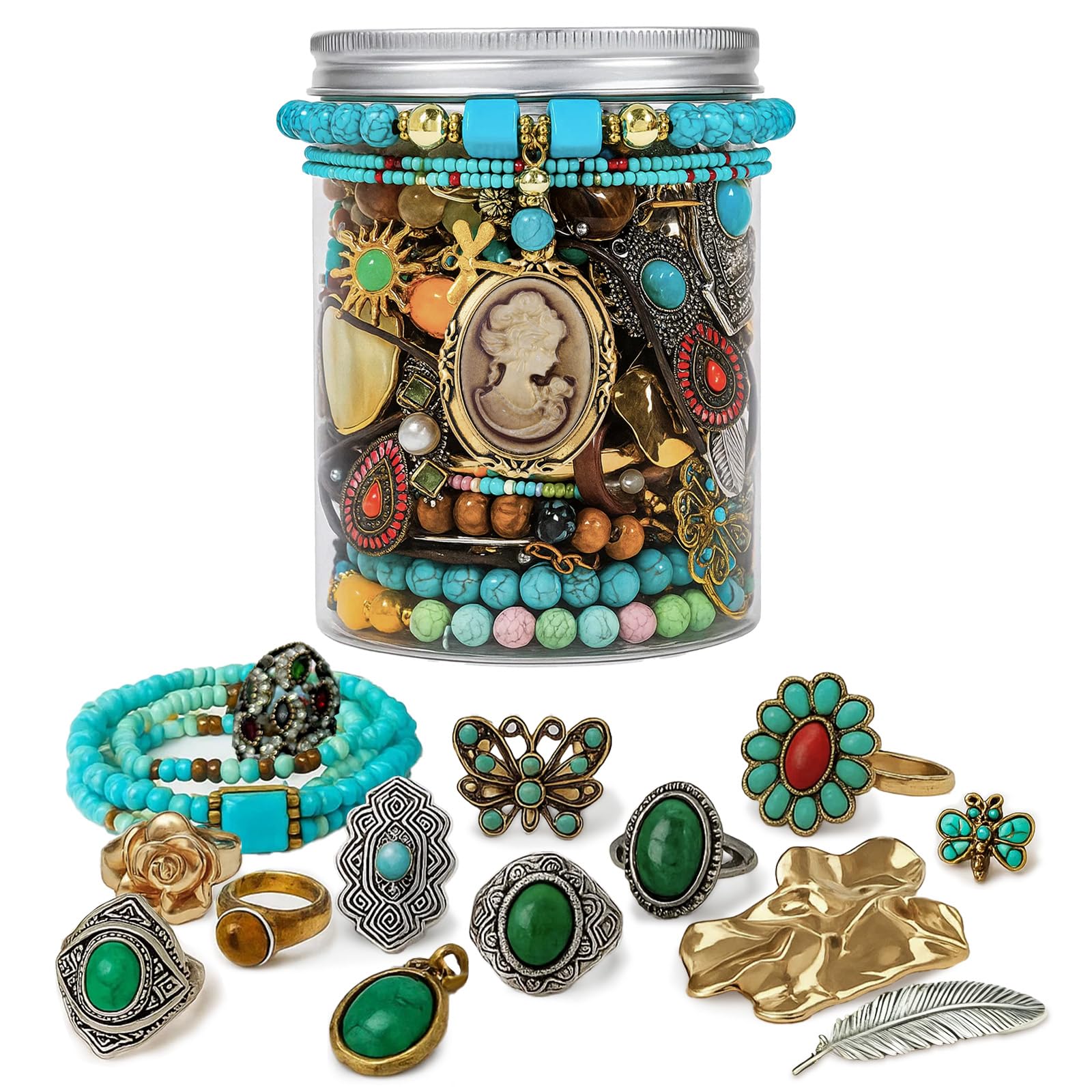 アクセサリーまとめ売り[mystery jewelry] © Mystery jewelry jar