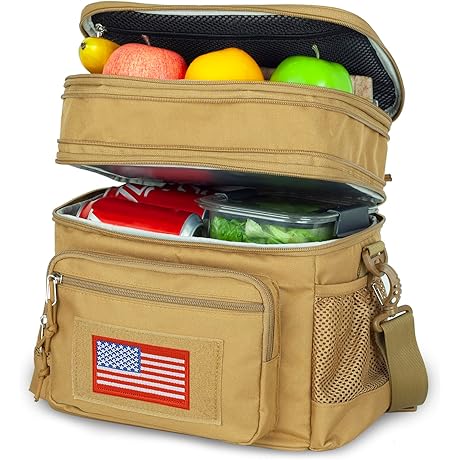 ATRIPACK Men Lunch Bag: Double Decker Tactical Lunchbox