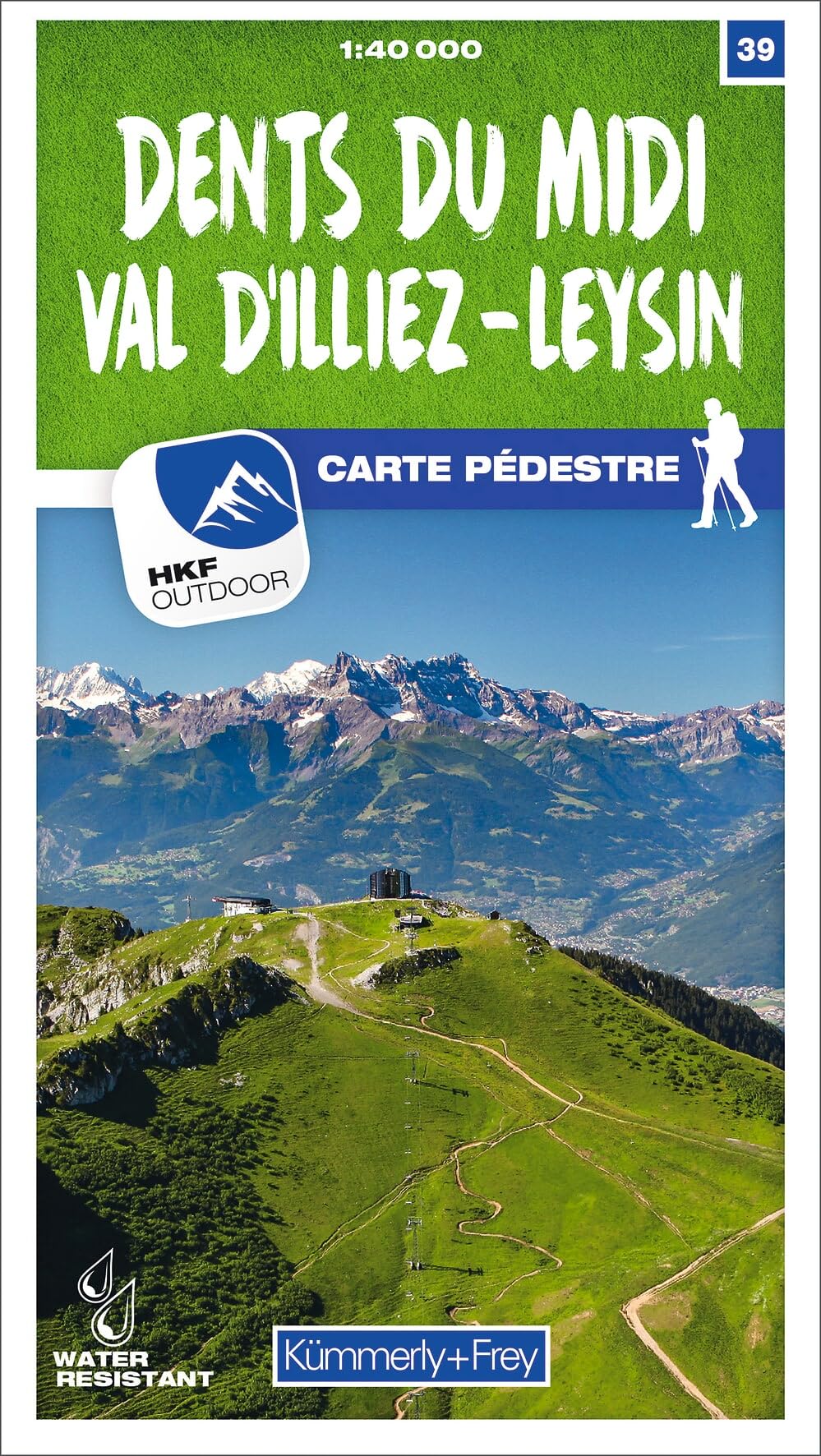 Dents du Midi / Val d'Illiez / Leysin: 39 (Hiking maps of Switzerland)