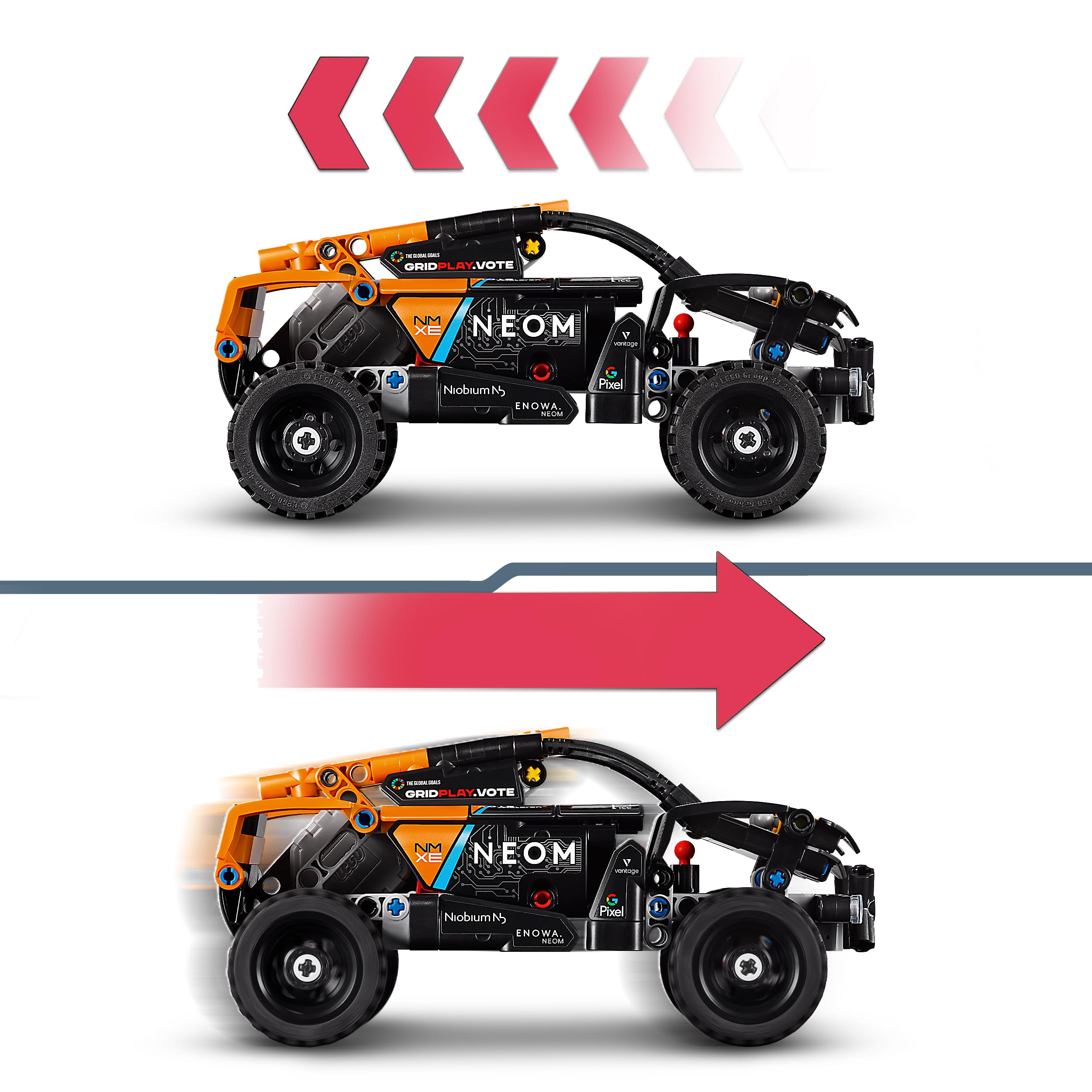LEGO Technic NEOM McLaren Extreme E Race Car Toy For Kids, Boys