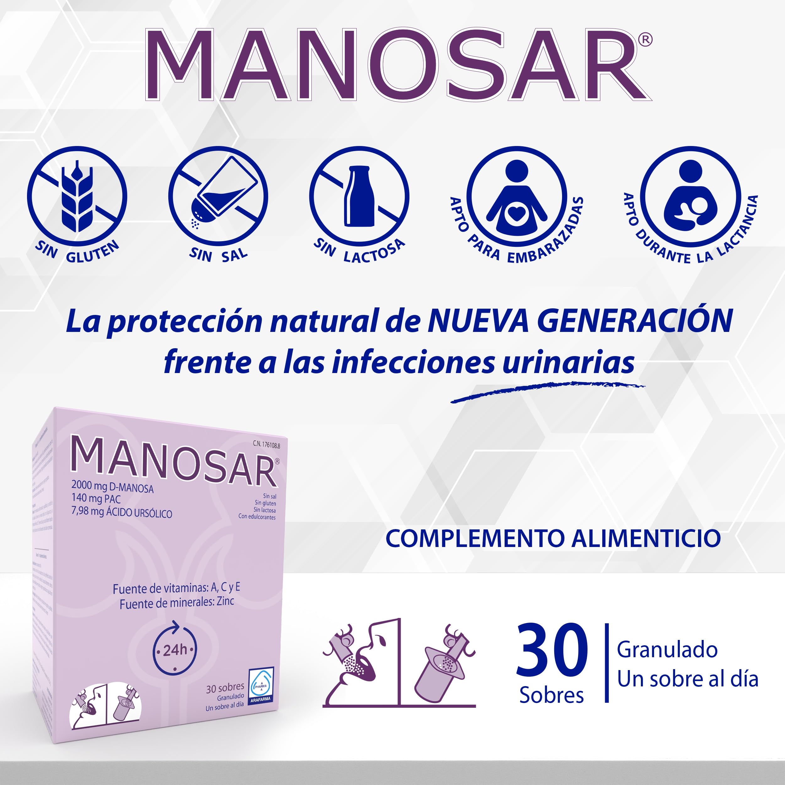 Manosar 30 sobres