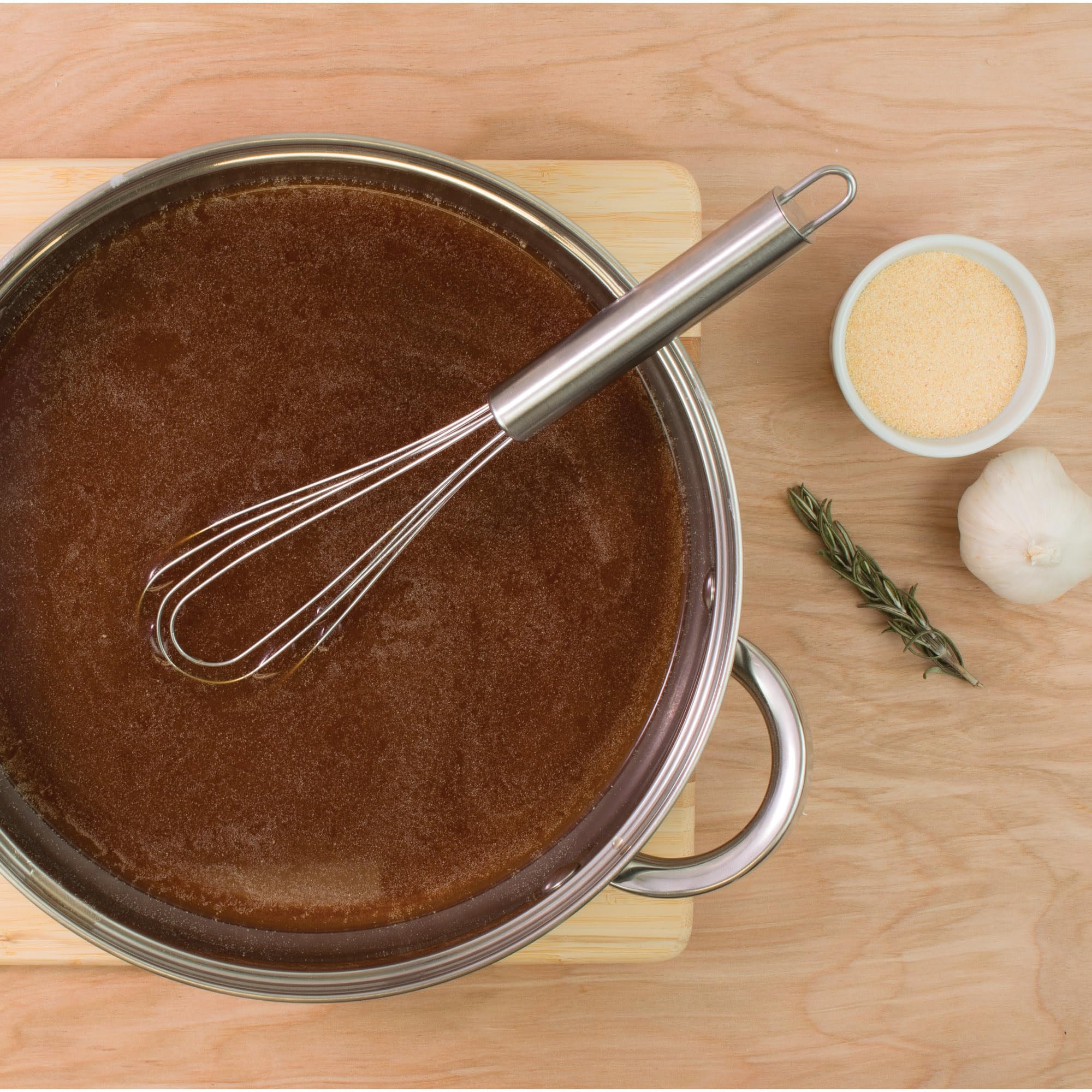 Mrs. Anderson's Baking 22012 - Batidor plano de acero inoxidable