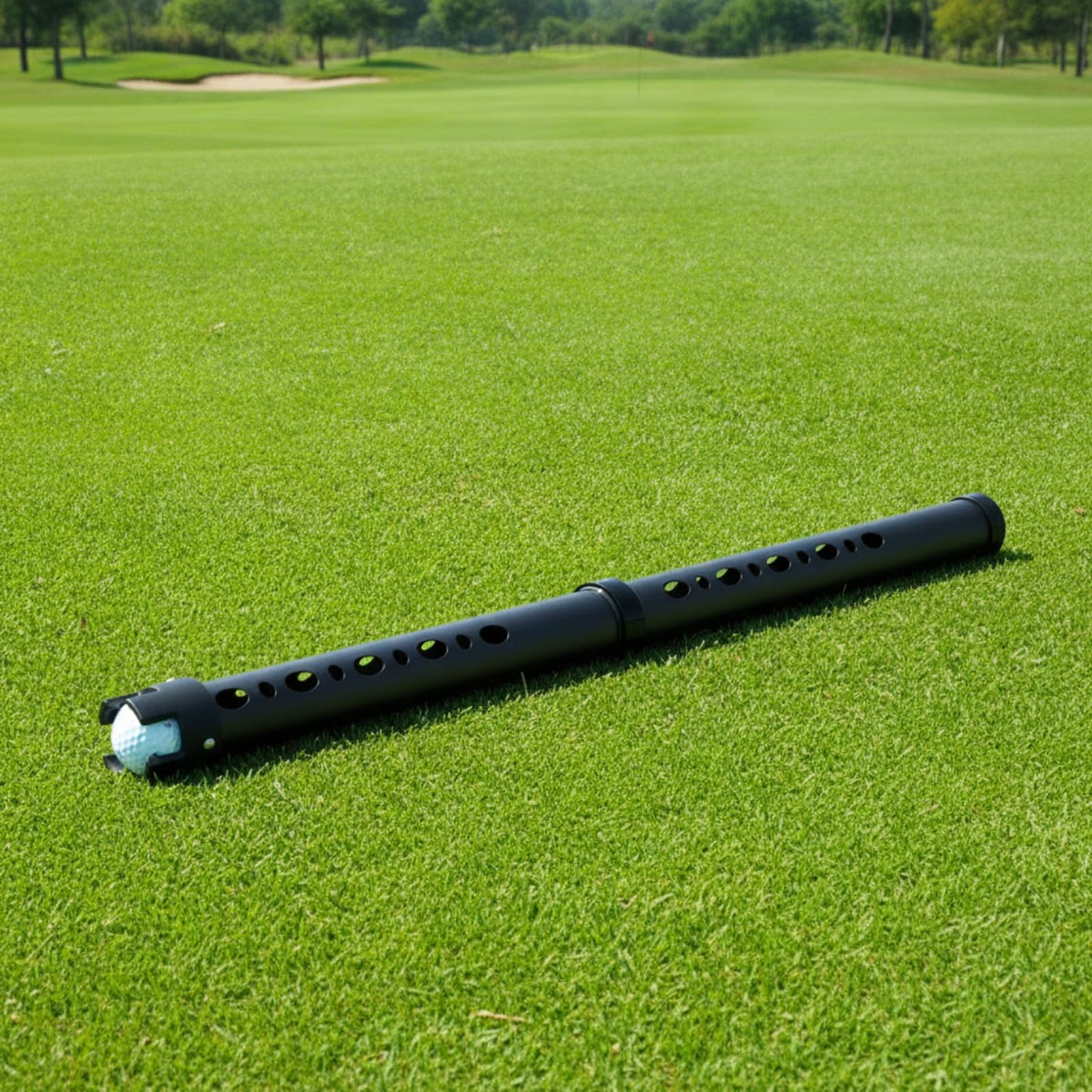 Gralara Tubo Recogedor Pelotas Golf Portátil Recogedor Bolas Golf con Pinzas Recogepelotas para Golfistas
