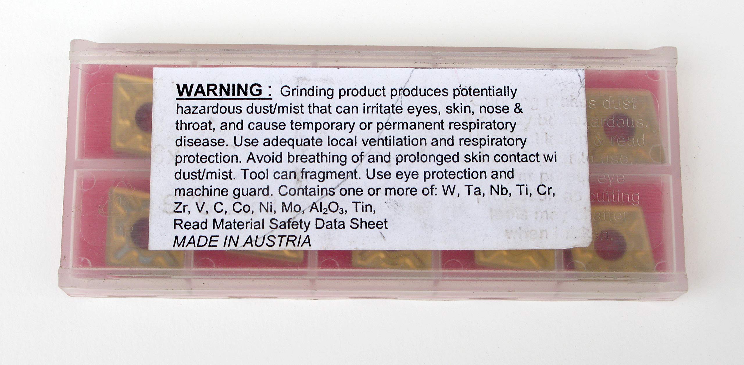 Ceratizit 11168405 CNMG Carbide Turning Insert, 80-Deg. Diamond
