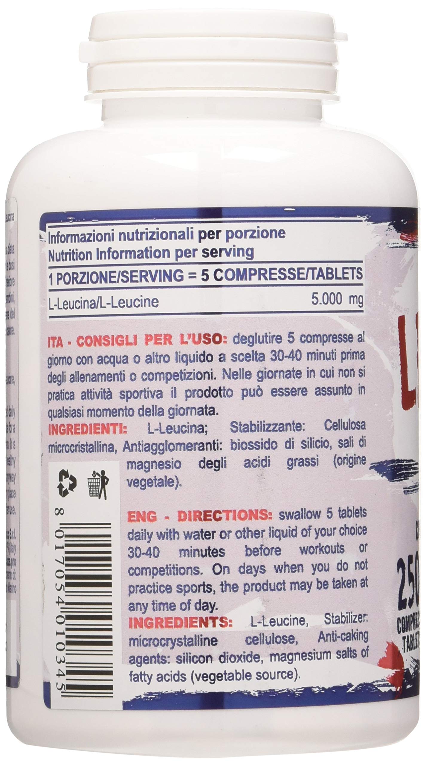 Prolabs Leucine - 250 compresse