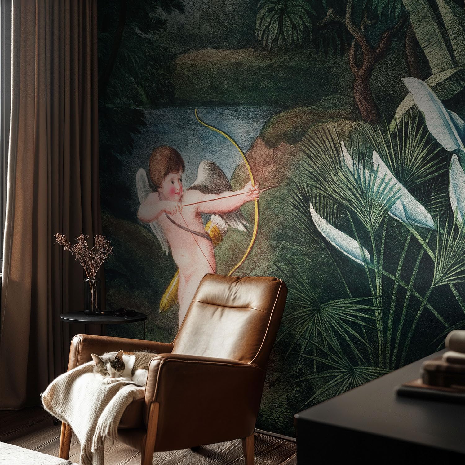 Mural Fotográfico Para Pared De Oficina 208x146 cm Cupido adorable