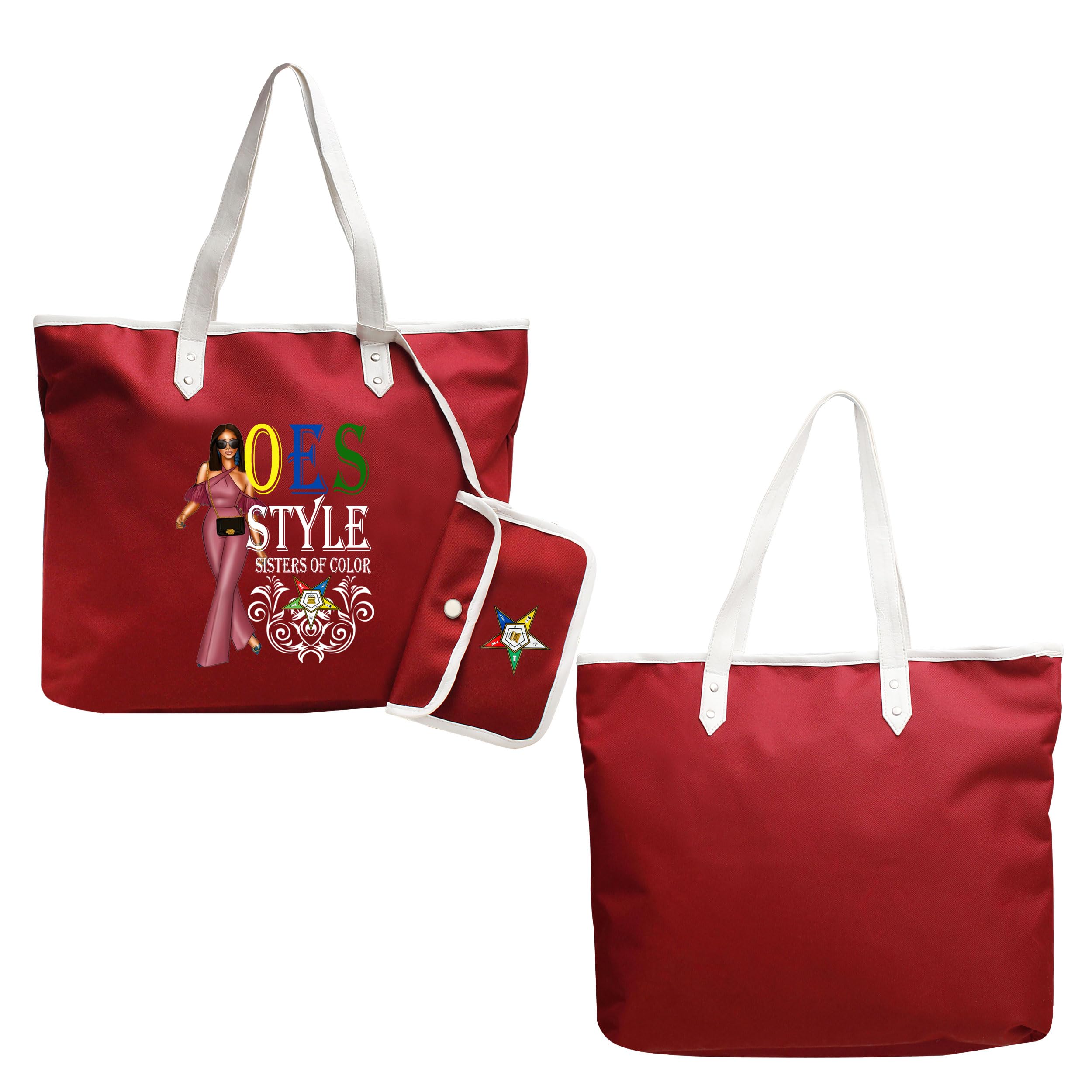 Order of the Eastern Star Tote Bag - OES Style Sisters of Color