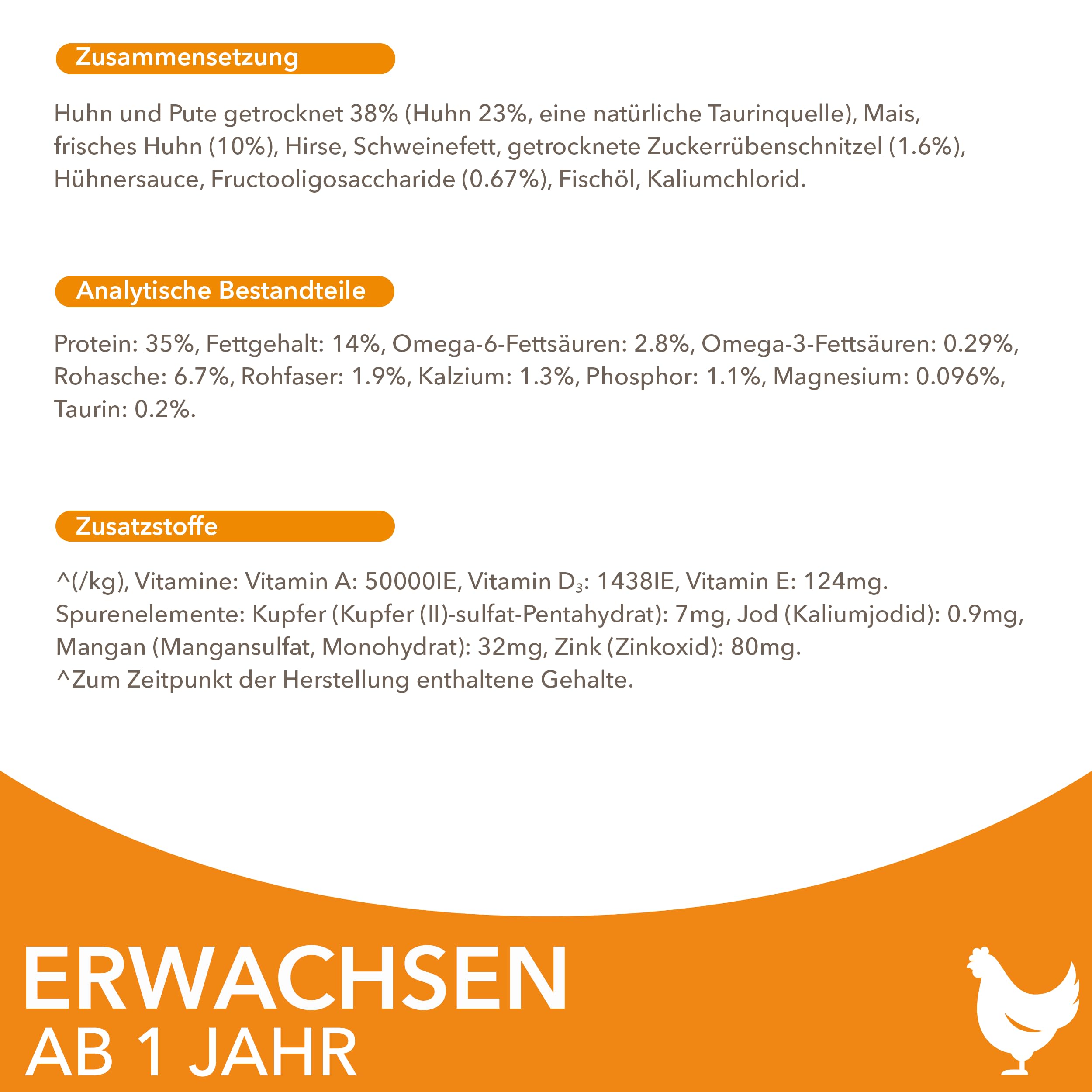 IAMS Katzenfutter trocken mit Huhn - Trockenfutter für Katzen im Alter von 1-6 Jahren, 10 kg