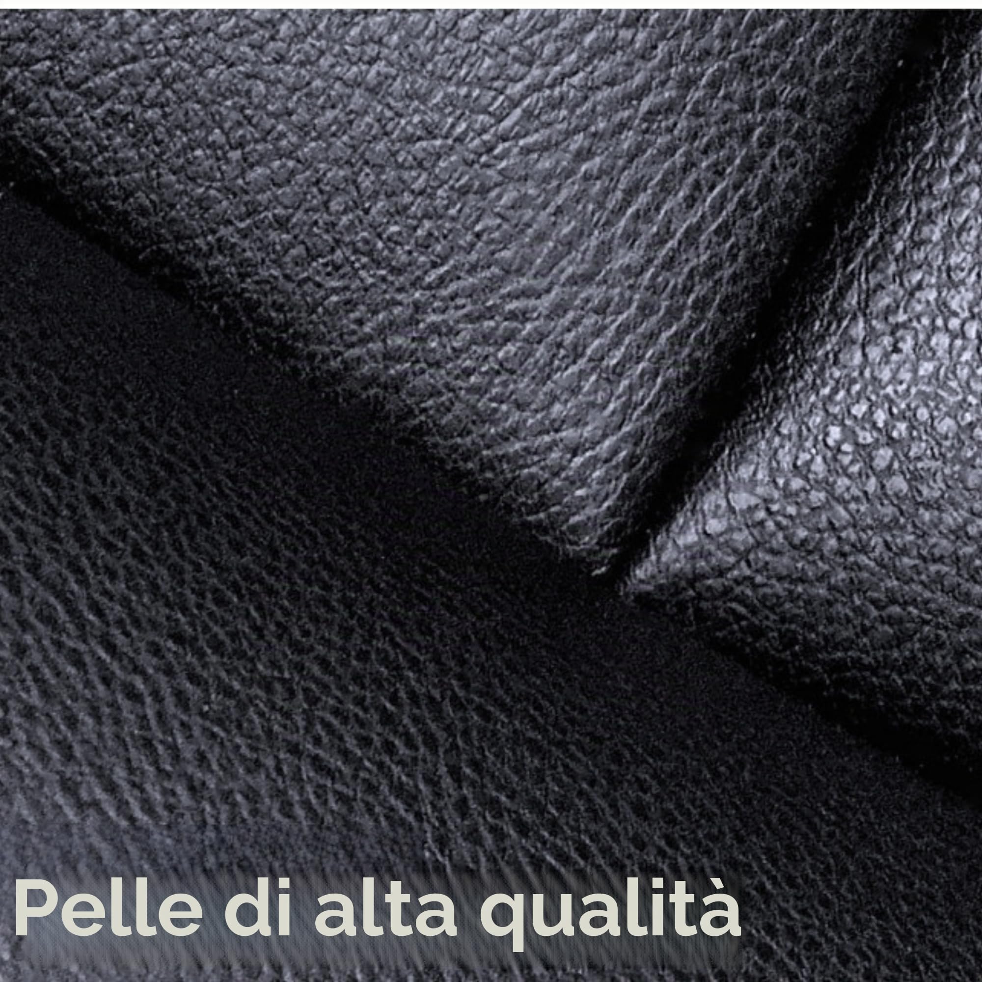 SUQ 2PCS Copertura Sedile Anteriore, Premium PU Copertura Sedile Dell'Automobile, Impermeabile Cuscino Sedile Dell'Automobile, Protezione Cuscino Sedile per Maggior Parte Veicolo, Nero
