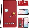 Galaxy A20 Case Notebook Type Popular Galaxy a21 Case Folio Cover Japanese Version Stylish Galaxy A20 Case Folio Phone Cover Simple but Cute Cat Pattern Galaxy A21 SC-42A SCV49 / Galaxy A20 SCV46