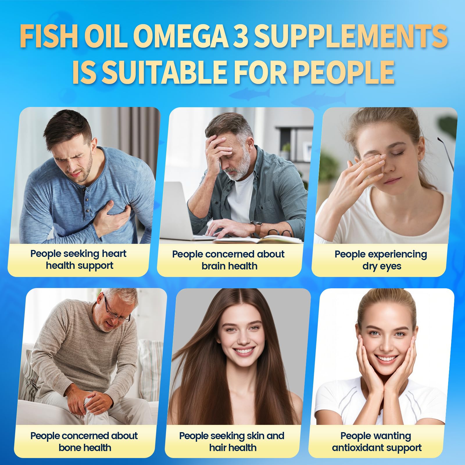 VivoNu Omega 3-360 unités - 4200 mg d’huile de poisson, 3900 mg oméga 3, 2700 mg EPA, 1100 mg DHA et 100 mg DPA par portion - issu d’une pêche durable - sans OGM