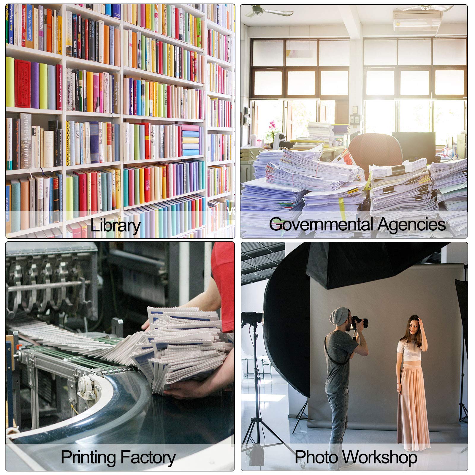 VEVOR Industrial Paper Cutter A4 Heavy Duty Paper Cutter 12 Inch Paper