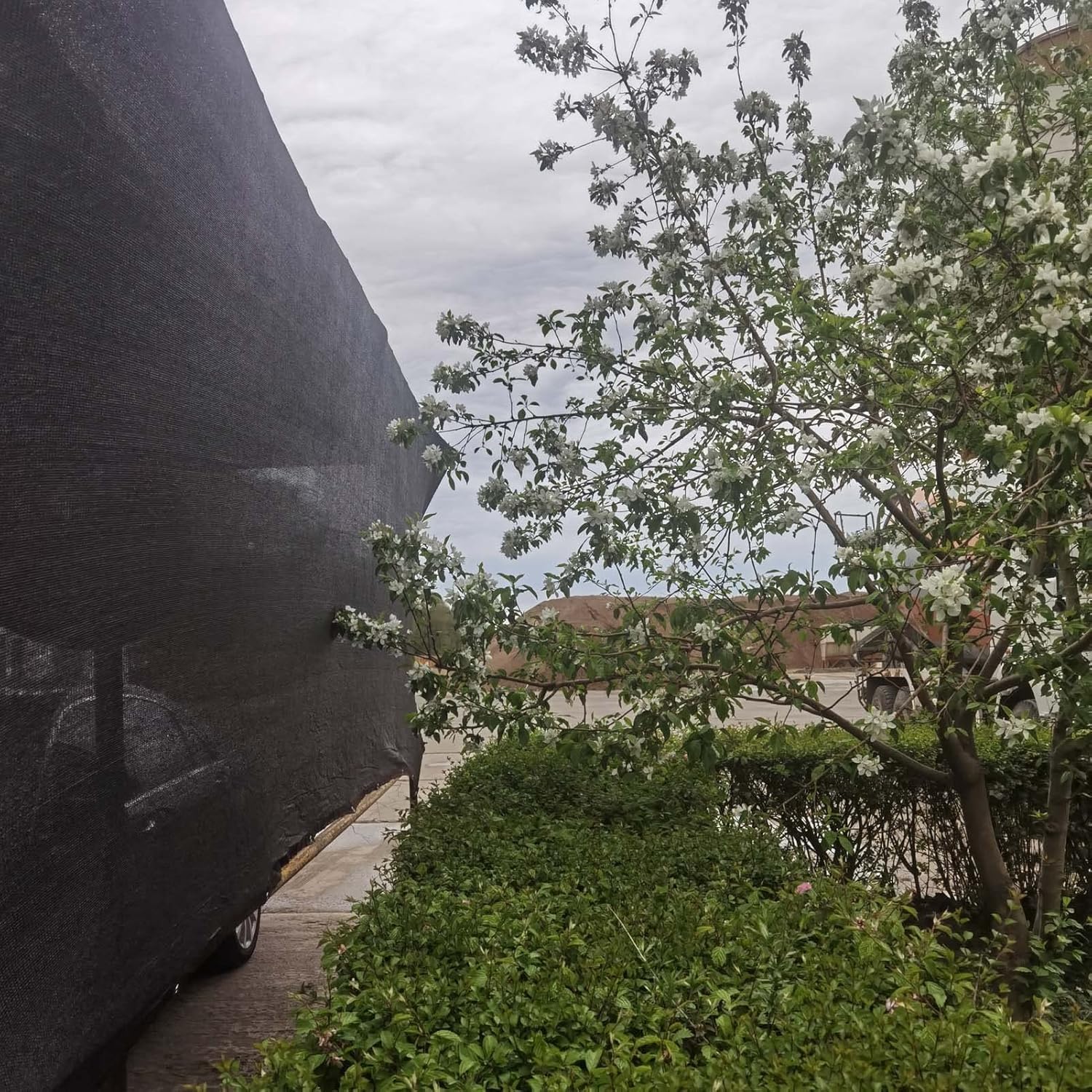Cubierta de Tela con protección Solar de 4x6 m, Red de Sombra para Plantas de jardín, Lona de Malla de Sombra para Patio, Red de Sombra para Cubierta de Plantas, Malla de protección Solar ne