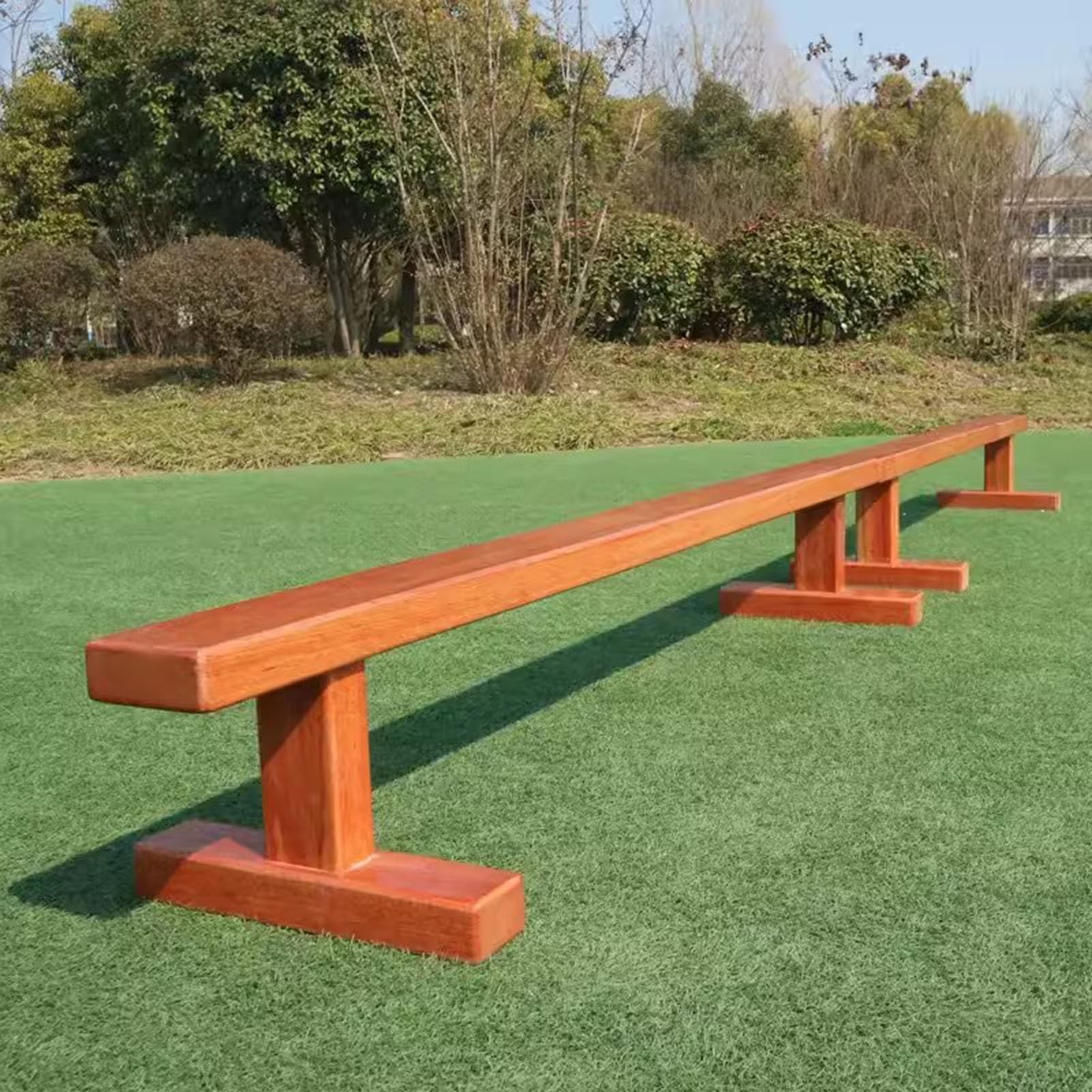 YXXSDP Home Gymnastics Equipment - Portable 30cm High Balance Beam Bar Wooden, Professional Walking Beams with Removable Base, for School/Travel/Gym Club(200x15x30cm/78.7x5.9x11.8inch)