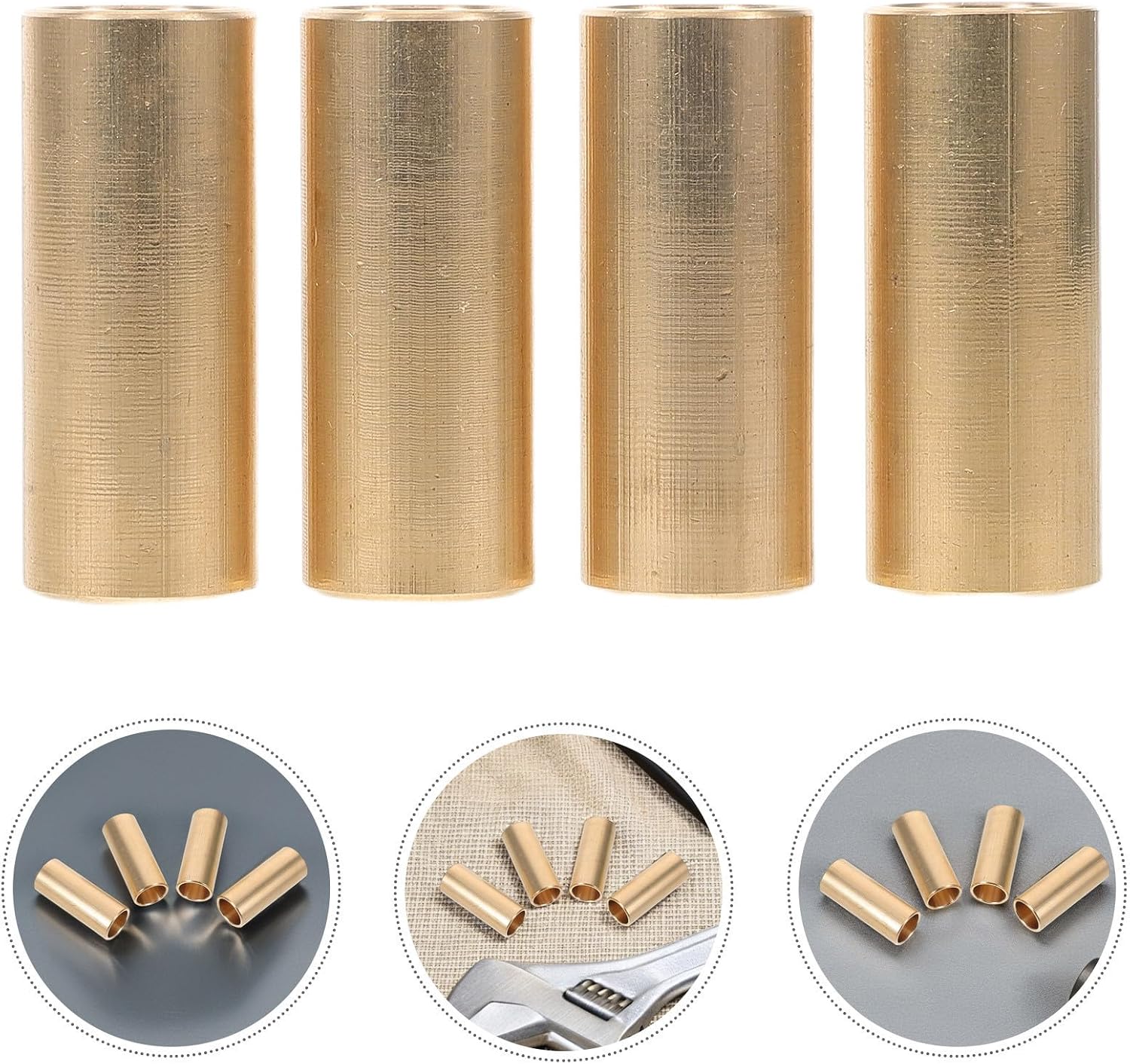 4pcs Trailer Leaf Spring Bushing Kit Brass Shackle Bushings K7129100