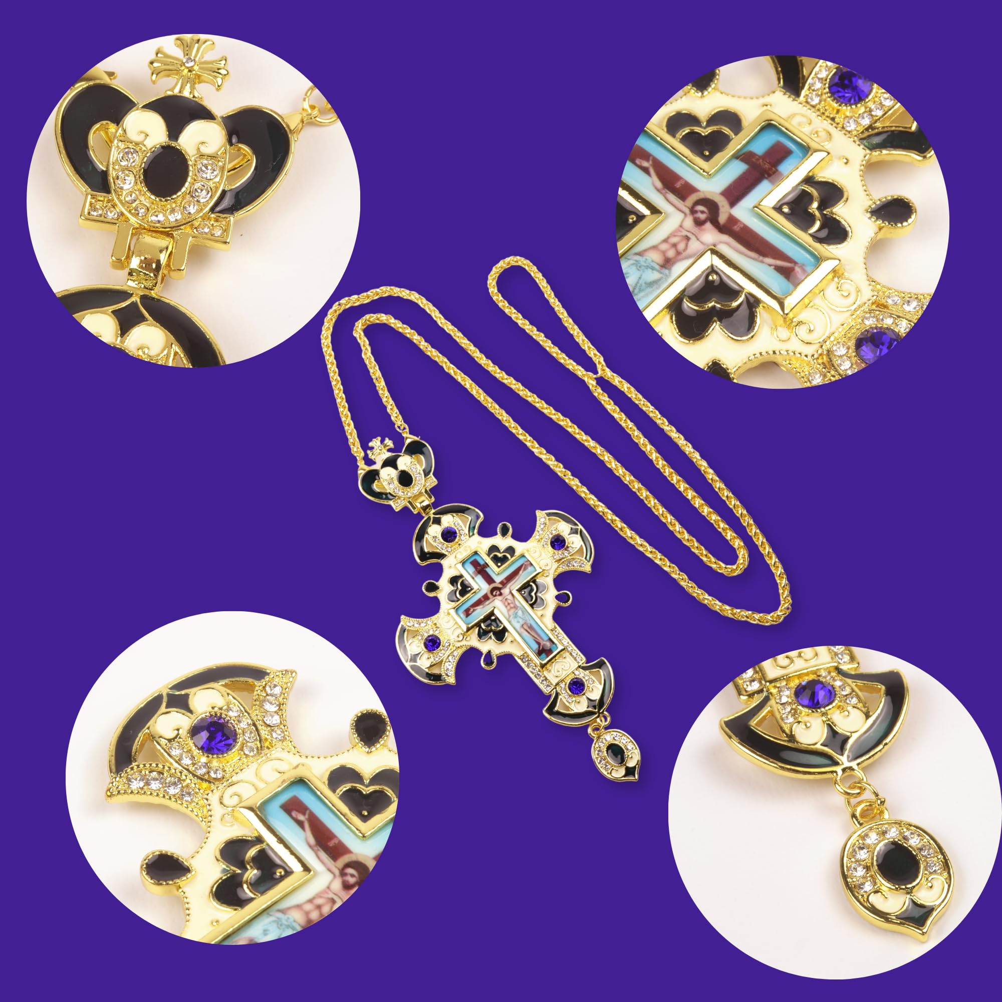 ꕤ︎︎ぽこぽんꕤ︎︎No.147フェザー with ヒノキチップチャーム‪·̩͙꒰ঌ Amazon.com: Needzo Bishop's Pectoral Cross, Crucifix Center, Faux