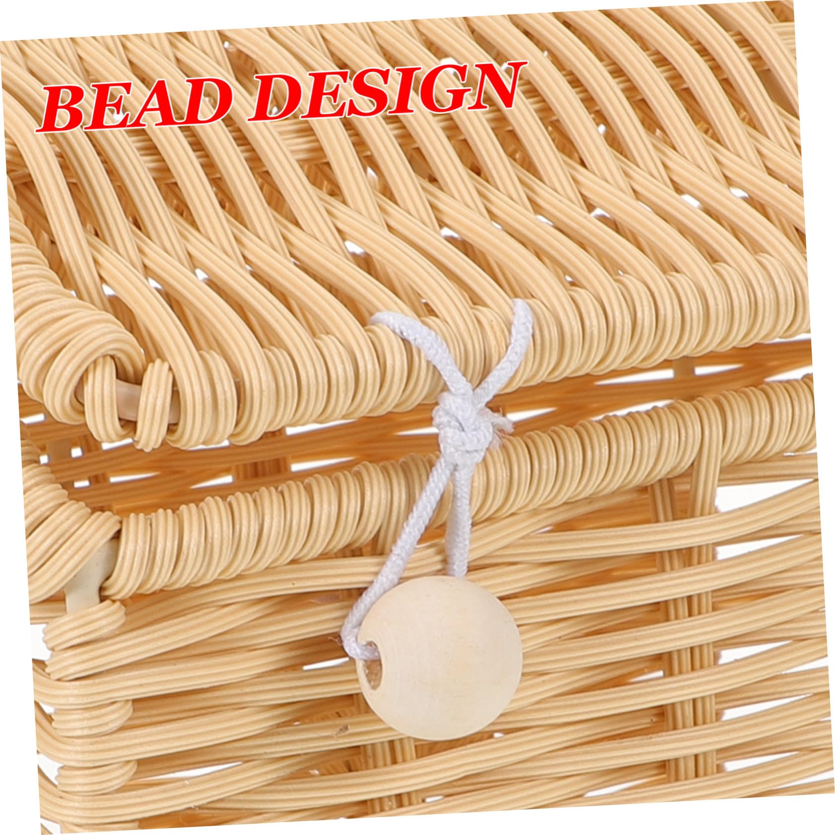 Cabilock Cesta de Dulces Navideña Hecha Mano con Asa Cesta Tejida de Ratán Sintético con Forma de Casa para Dulces y Chocolates para Recuerdos de Fiesta y Decoración de Hogar