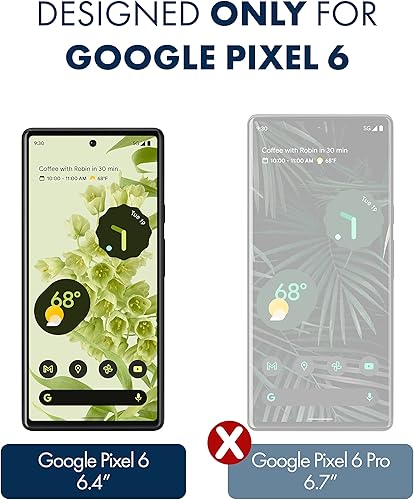 Miniatura 2 de ArmorSuit Paquete de 2 protectores de pantalla diseñados para Google Pixel 6 (6.4 pulgadas) (2021) Película transparente HD compatible con fundas,