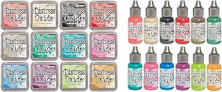 Ranger Tim Holtz Distress Oxides June 2017 Release No. 2 Bundle Includes: all 12 Pads and all 12 Re-Inkers