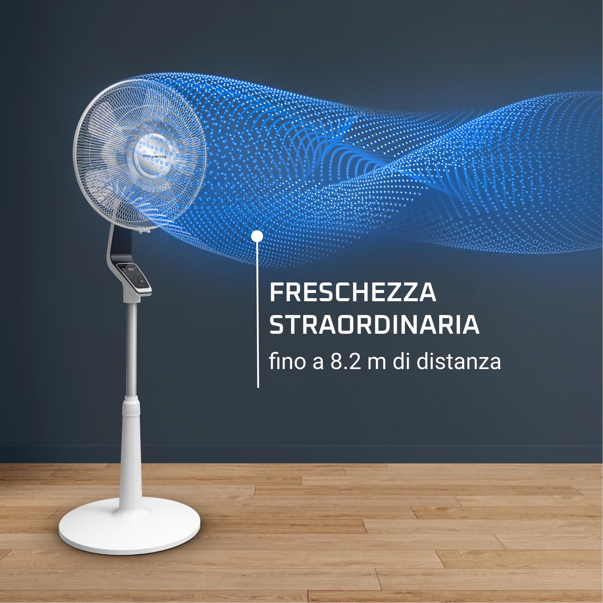 Rowenta Turbo Silence Extreme, Ventilatore a Piantana, Potente, Design Durevole, Elevata Efficienza Energetica, VU5690 (Ricondizionato)