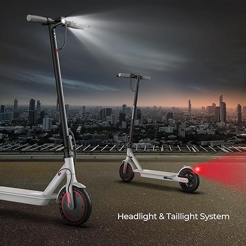 Miniatura 4 de MAXSHOT Scooter eléctrico para adultos, neumáticos de 8.51014 pulgadas, 1922 mph, motor de 350 W500 W, rango de 21-28 millas, plegable con doble