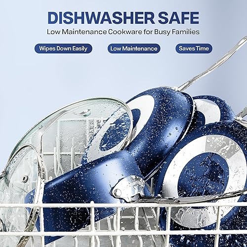 Miniatura 6 de Granite Stone Diamond - Juego de utensilios de cocina de piedra de granito Azul,Beige moteado,Moteado