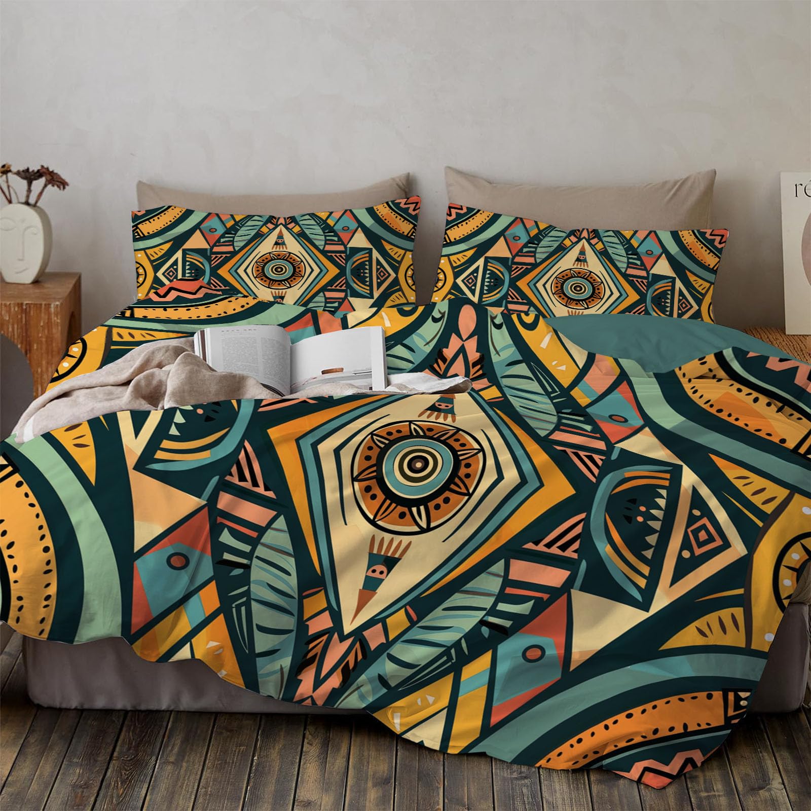 Parure de lit bohème pour créer une chambre cocooning et chaleureuse