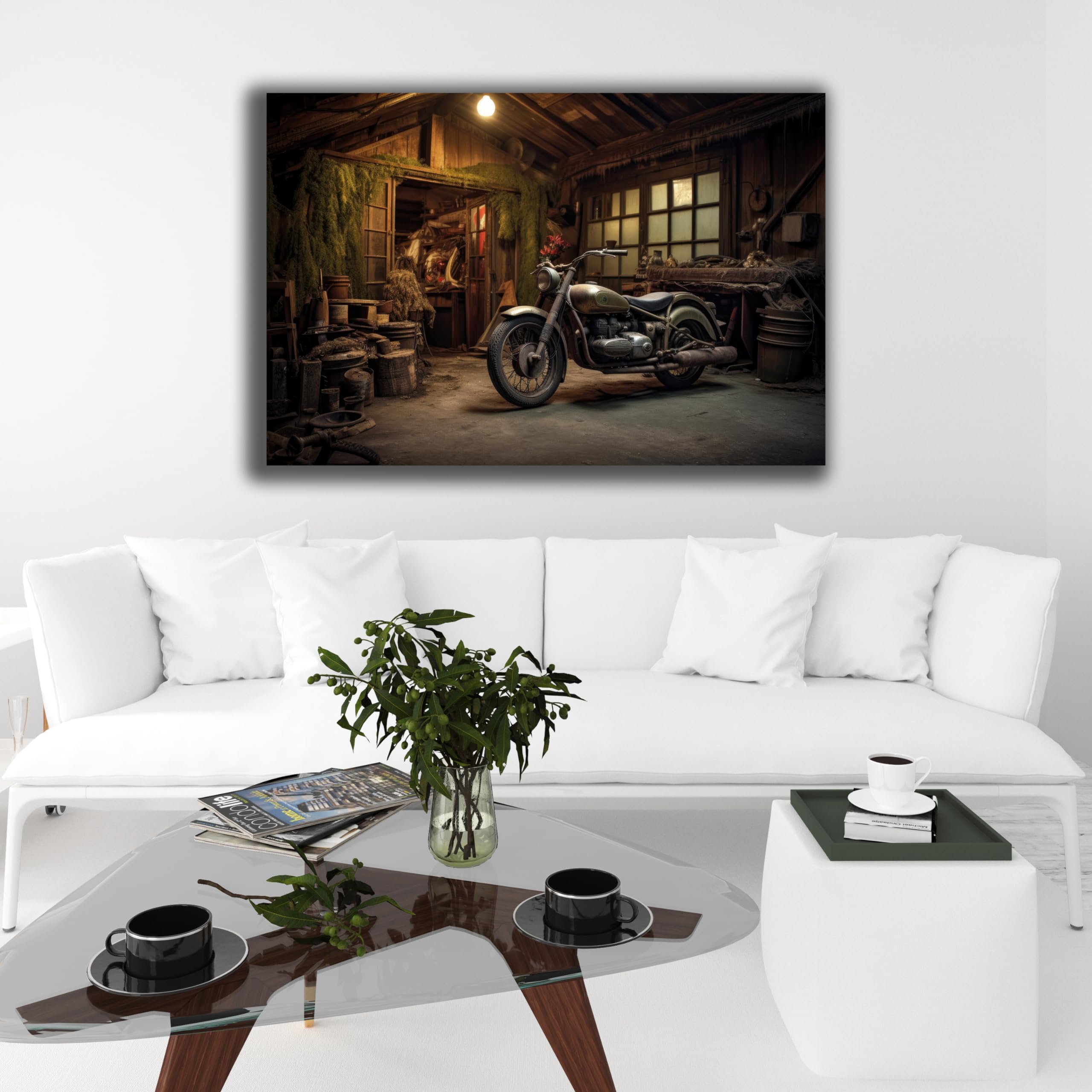 DARO Design Wandbild 40x30 Cm Auf HDF - Vintage Retro Schild Coffee Deko Made In Germany