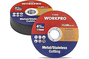WORKPRO Cut-Off Wheels, Metal & Stainless Steel Cutting Wheel