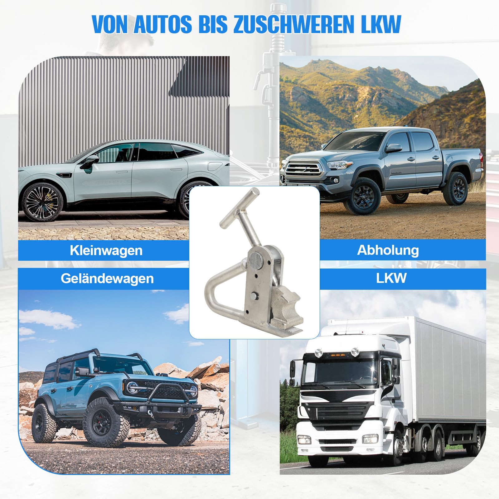 Wulsthalteklammer LKW Wulsthalteklemme Wulsthaltezange Reifenmontage Reifenwechsler Reifenwulstklemme Wulsthalter Reifenmontage Hilfe Werkzeug, Stärken Sie den kurzen Abschnitt