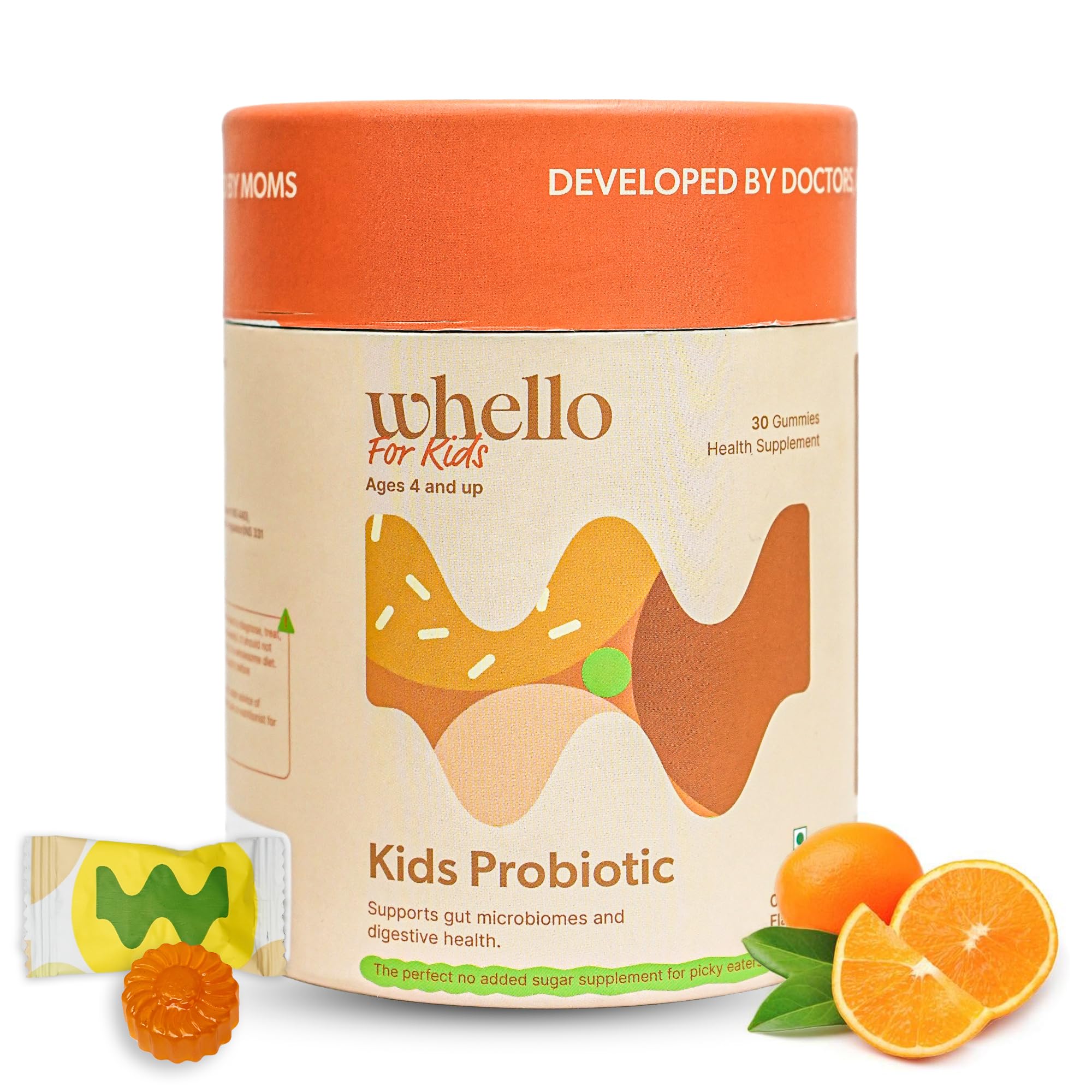 Probiotic Gummies for Kids 4+ – Orange Flavour Digestive Support Supplement for Gut Health & Immunity – Chewable Kids Probiotics – 30 Gummies-image-15