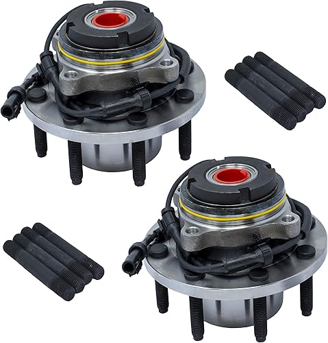 Longgo 515020K Conjunto de cubo de rodamiento de rueda delantera 4x44WD rosca gruesa para 2000-2002 Excursion 1999-2004 F-250 Super Duty 1999-2004