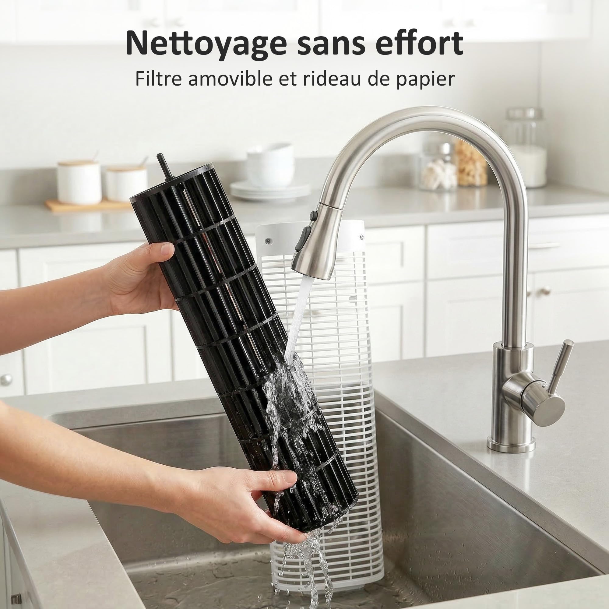 HOMCOM Refroidisseur d'Air Portable 3-en-1 Réservoir d'eau 9 Litres Blanc | Oscillation à 48°, 3 Vitesses, 3 Modes, 4 Packs de Glace, Télécommande, pour Maison, Bureau, Chambre