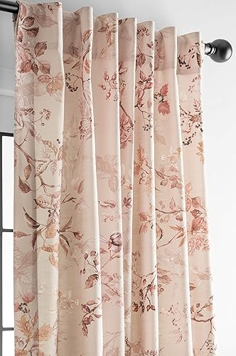 Miniatura 4 de Maison d' Hermine - Cortina 100% algodón, 1 panel, 50 x 96 pulgadas, fácil de colgar con bolsillo para barra y trabillas, para cocina, dormitorio y