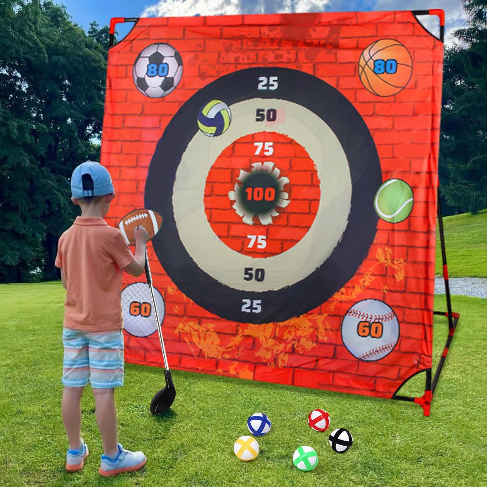 Giocattoli Da Golf per Bambini, Gioco Di Putter Al Coperto Quattro In, Giocattolo Interattivo All'aperto Attività Educativa per Prescolari A Casa