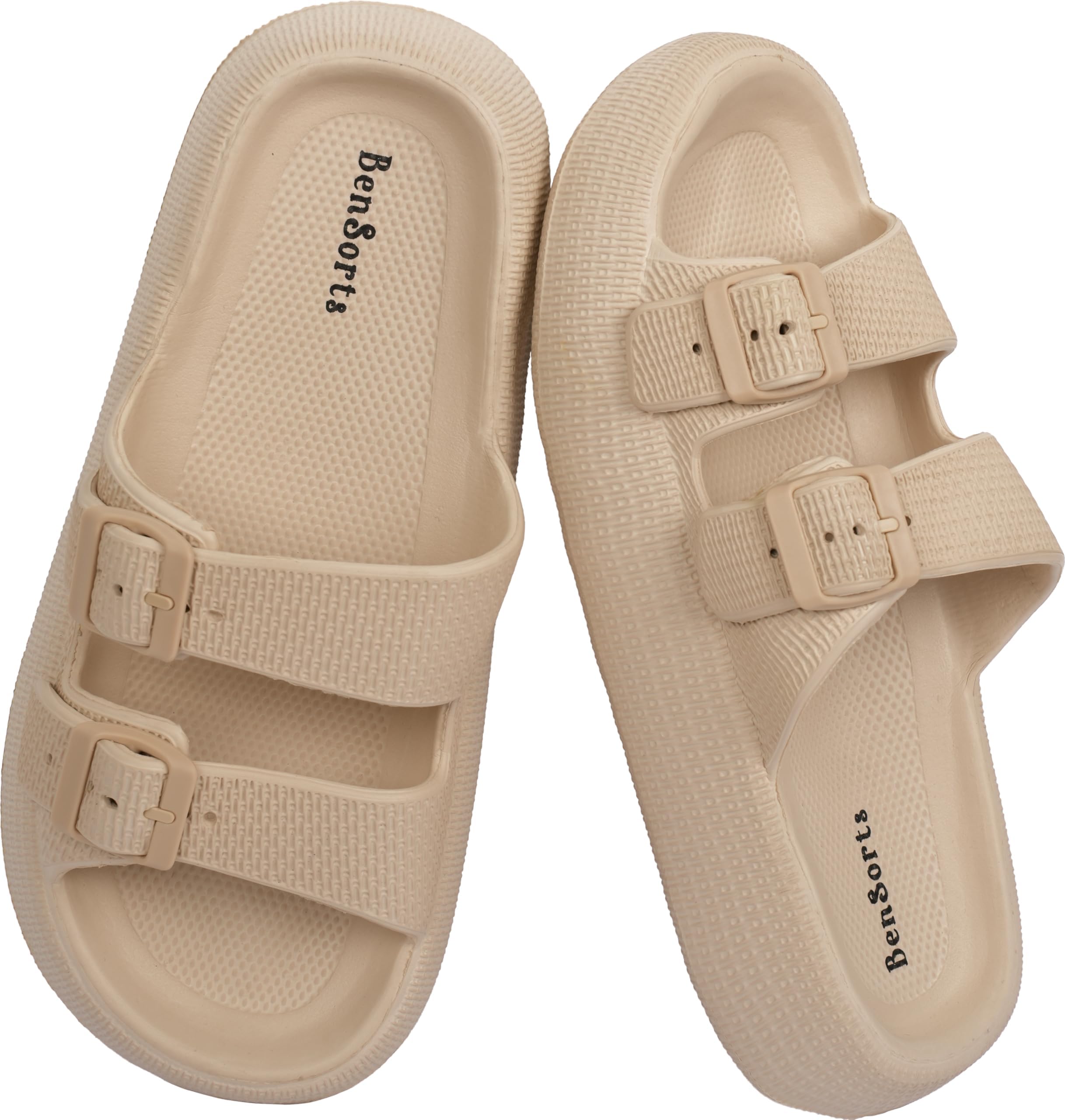 Pillow Sandals for Women Men Thick Sole Adjustable Buckles EVA