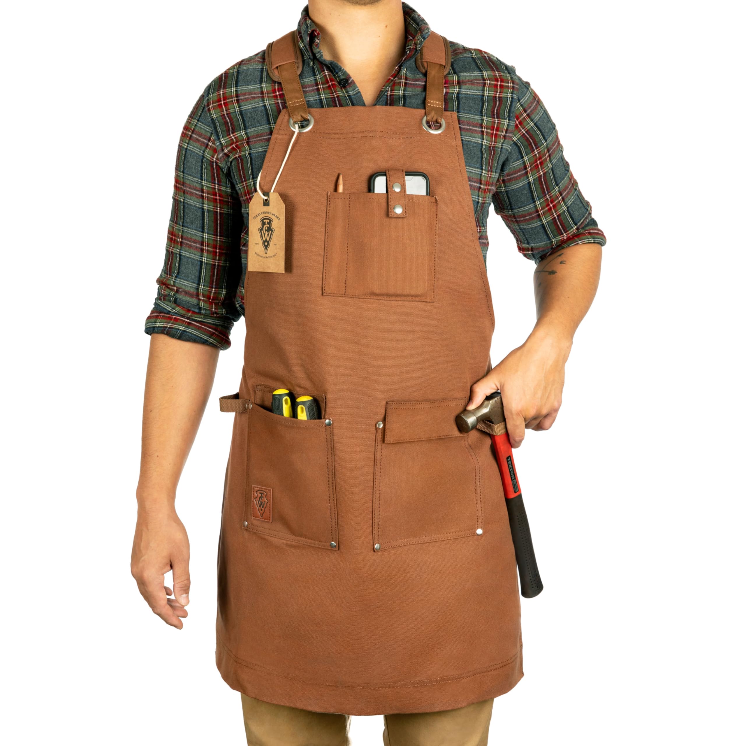 Texas Canvas Wares Waxed Canvas Work Apron