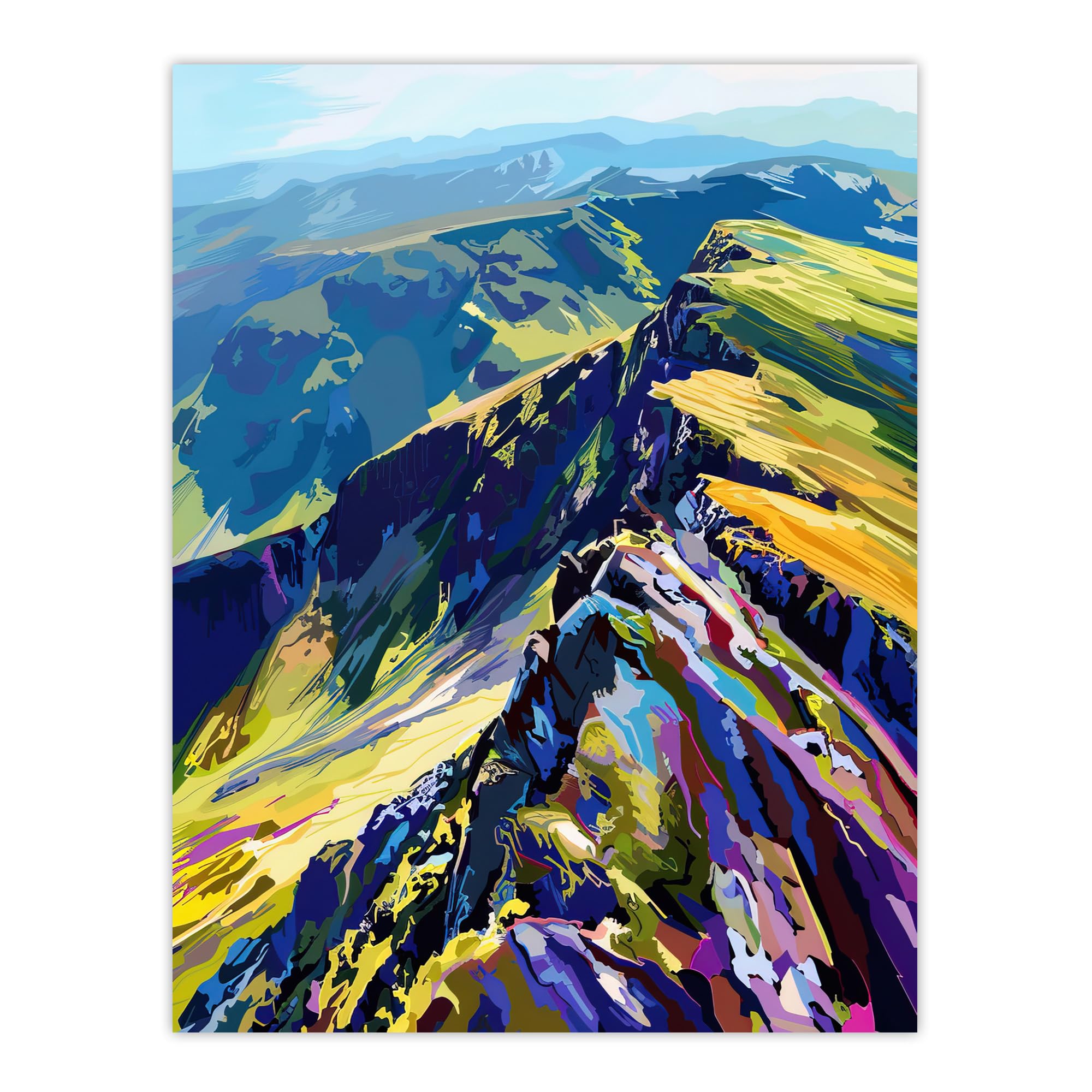 Artery8 Cairngorm Mountains Scottish Highlands Landscape Living Room Large Wall Art Poster Print Thick Paper 18X24 Inch