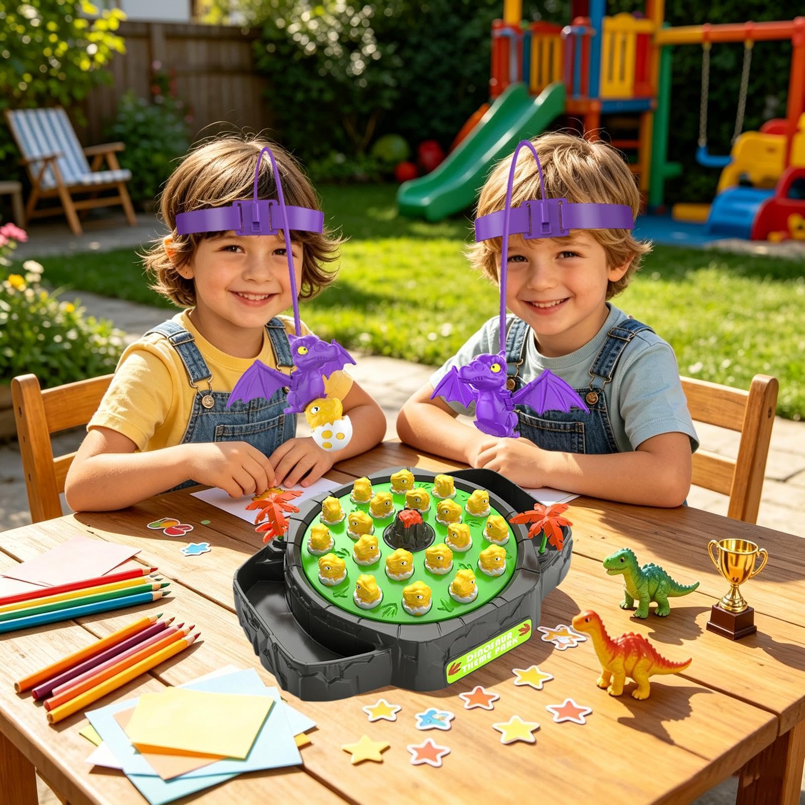 Jeux De Société Pour Dinosaure Rotation Magnétique 2 Joueurs