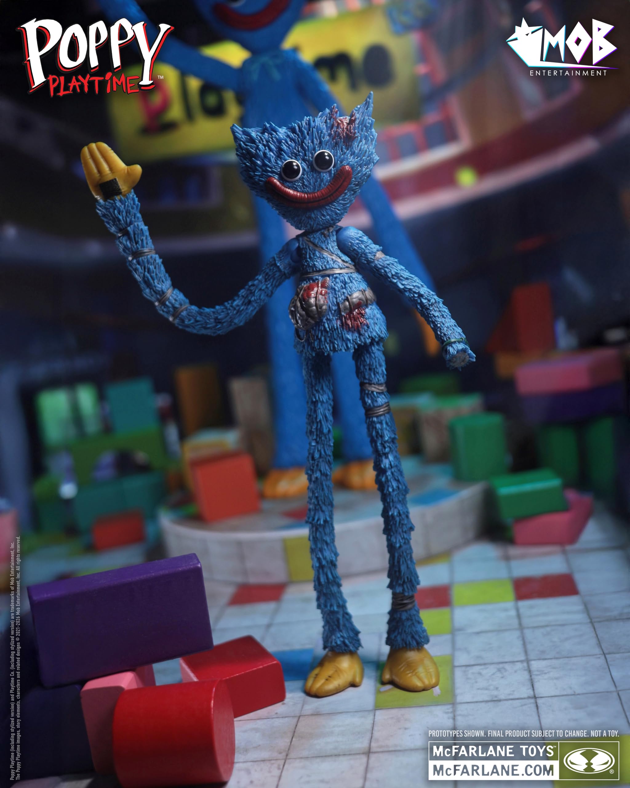 McFarlane Toys- Poppy Playtime Huggy Wuggy (Ruined) 7in Action Figure thumbnail 2