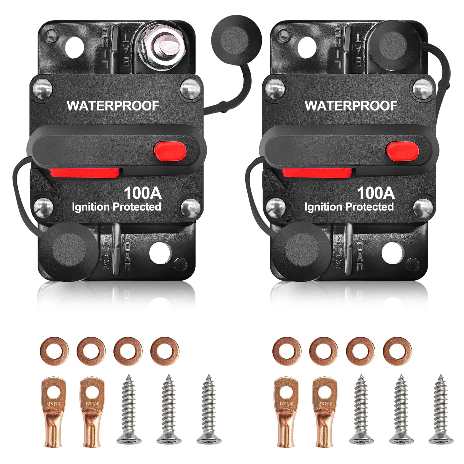 150 Amp Marine Circuit Breaker - DC 12V-48V -9 150 Amp Marine Circuit Breaker - DC 12V-48V -9