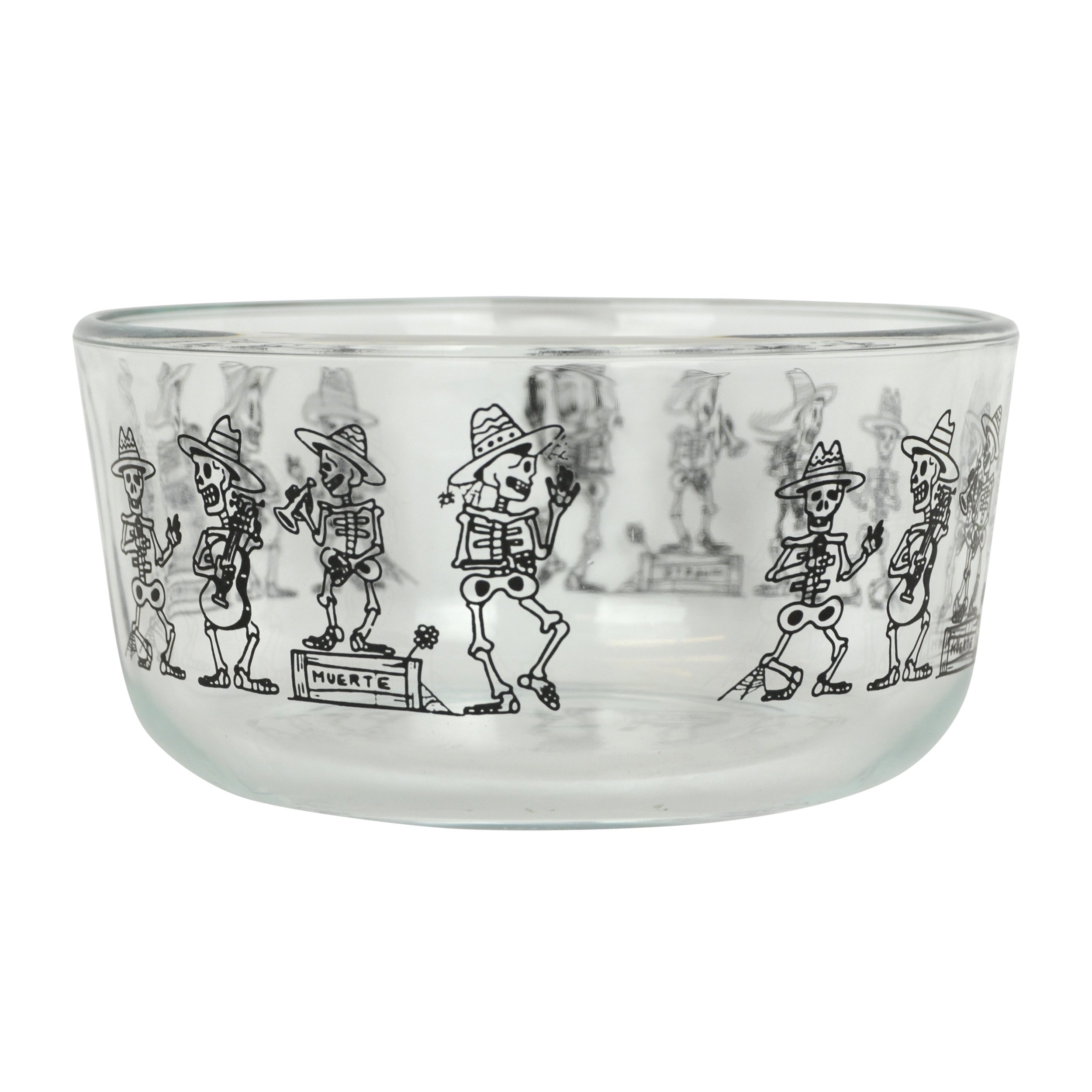 Amazon.com: Pyrex 7201 4 Cup Day of the Dead Mariachi Skeleton 