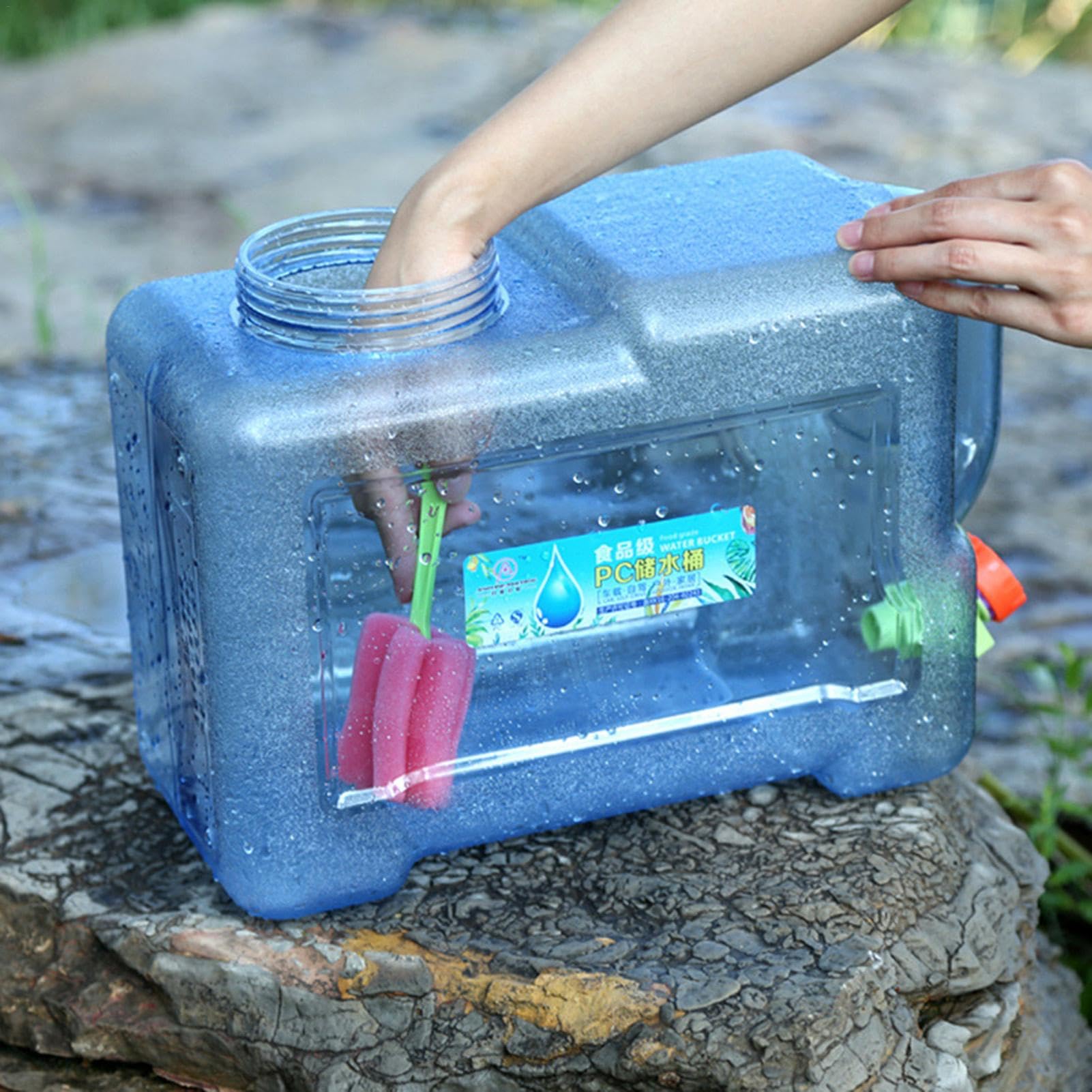 Contenitore Per Acqua Con Rubinetto, 5/8 Litri Tanica Per Acqua Con | Rubinetti, Tanica Per Acqua Da Campeggio, Secchio Per Acqua Con Maniglia, Serbatoio Per Acqua Potabile Per Cucina, campers, F