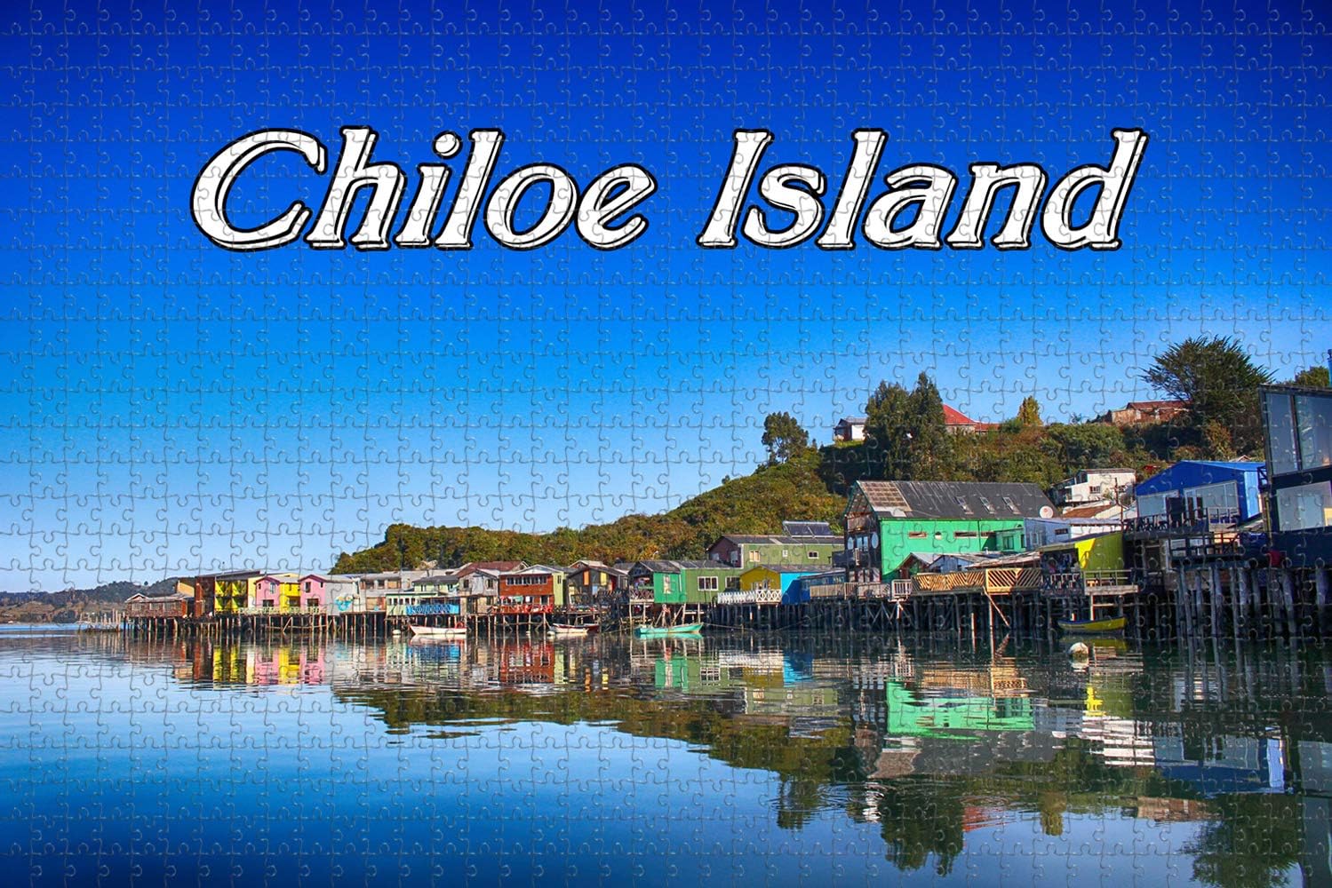 Chiloe Island Chile Jigsaw Puzzle for Adults 1000 Piece Wooden Travel Gift Souvenir
