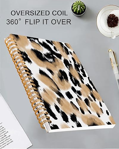 Miniatura 4 de iampanda Cuaderno de diario en espiral, encuadernación fuerte de doble alambre con papel de primera calidad para niñas y mujeres, 60 hojas de piel