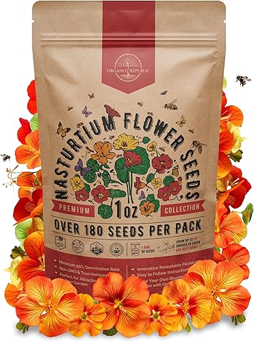 Miniatura 12 de Paquete de semillas de zinnia 1 oz - Más de 3,800 semillas criollas sin transgénicos para plantar, flores anuales en paquetes de semillas