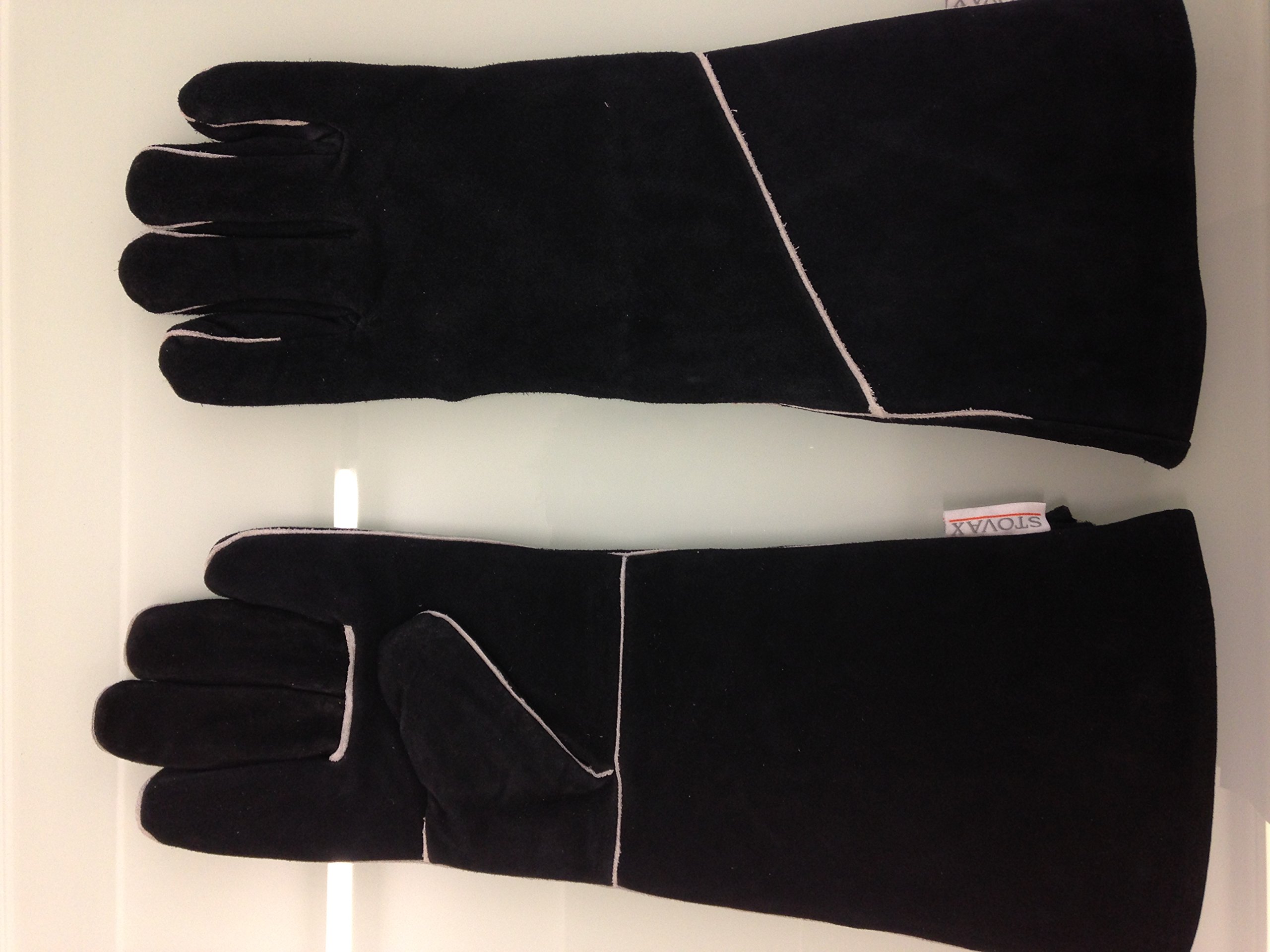Fires NEW Stovax Leather Extra Long Heat Resistant Stove Gloves/Gauntlets  17 : Amazon.co.uk: Home u0026 Kitchen