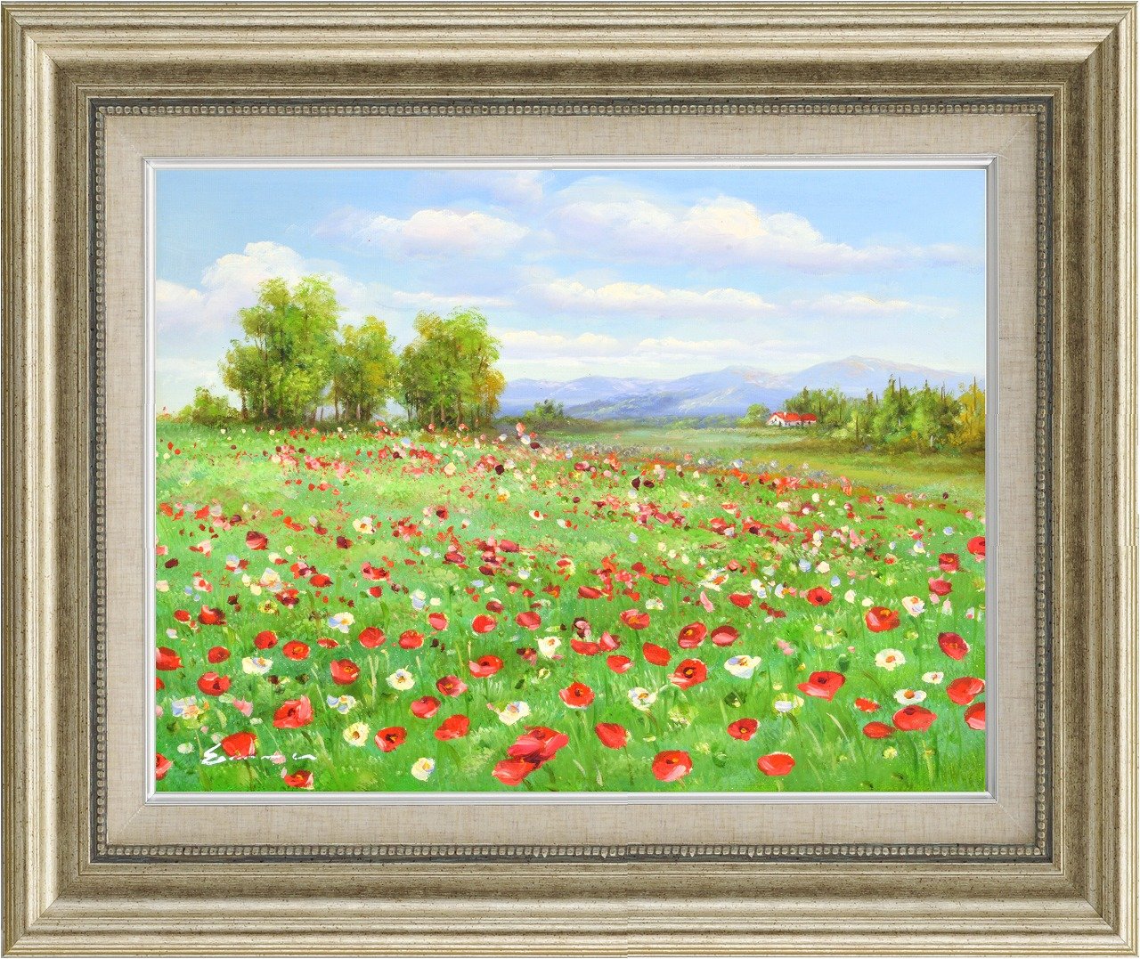 Amazon.co.jp: JIG Oil Paint Art Emma Anemone Blooming Hills